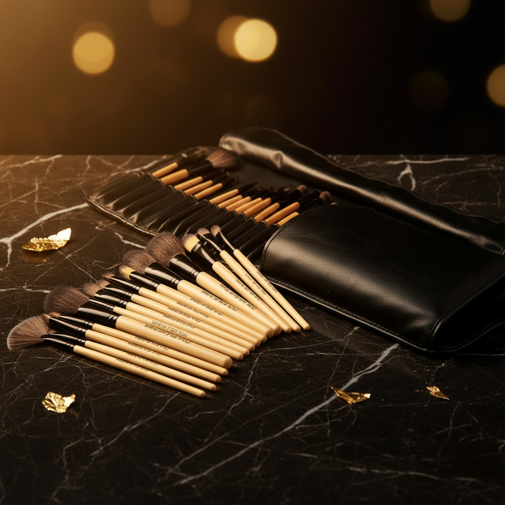 24 Piece High Quality Makeup Brush Set