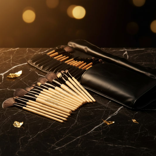 24 Piece High Quality Makeup Brush Set