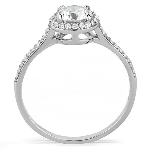 High polished (no plating) Stainless Steel Ring with AAA Grade