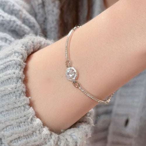 High end Diamond Bracelet Girl's Light Luxury Niche