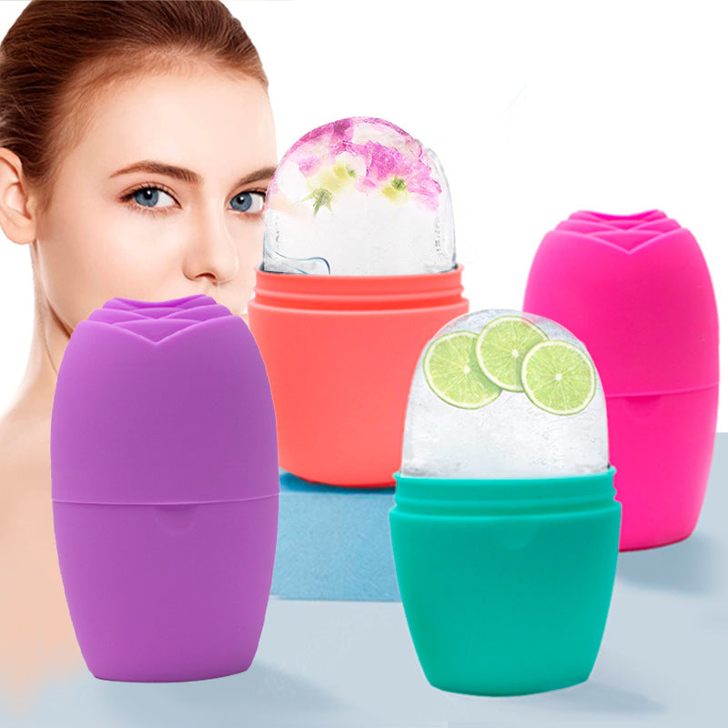 Beauty New Product Silicone Ice Compress Ice Roller Mold Beauty Instrument Portable Ice Tray Cooling Facial Massage Care