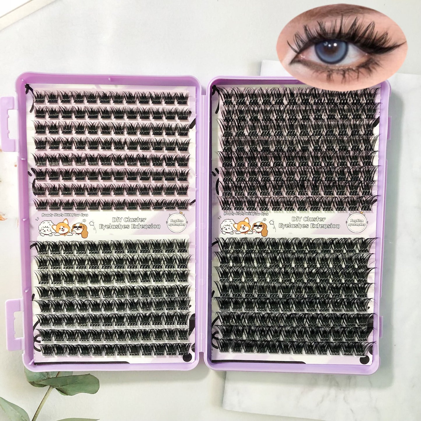 European and American Thick Wm 11 Amazon False Eyelashes DIY Self-Grafting Set European and American New Popular Cross-Border False Eyelashes