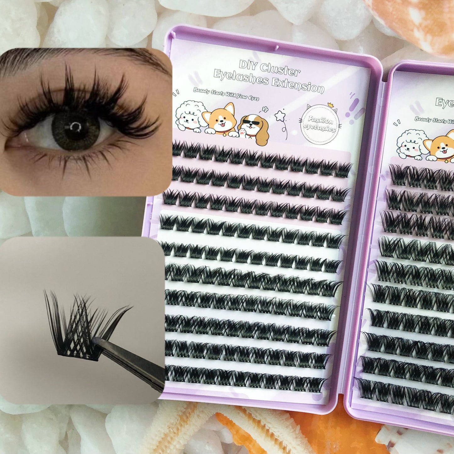European and American Thick Wm 11 Amazon False Eyelashes DIY Self-Grafting Set European and American New Popular Cross-Border False Eyelashes