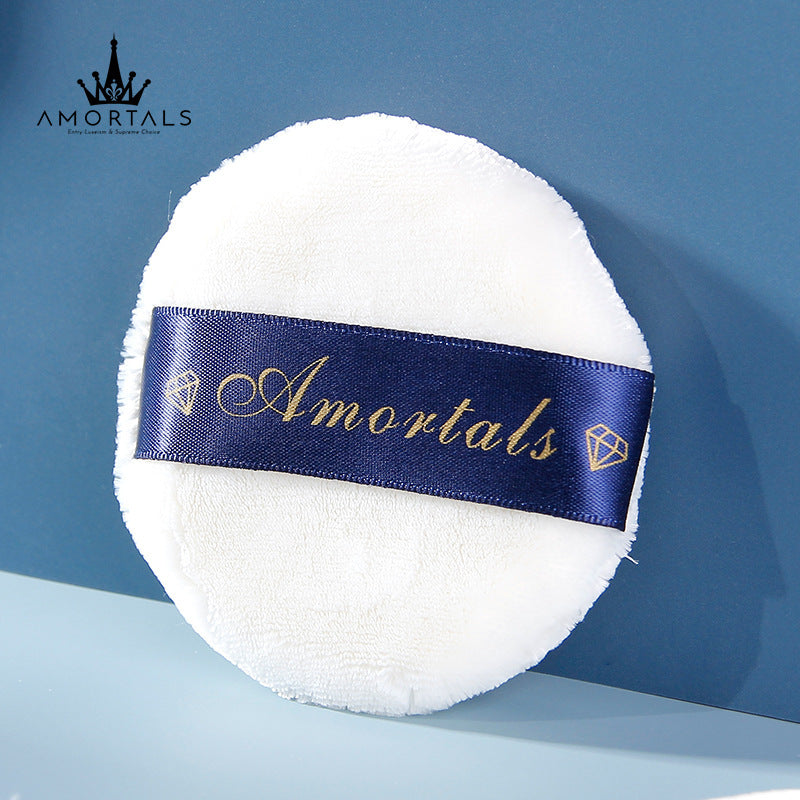 Amortals/Ermutao Powder Puff Seven-Star Large Size 4 Pieces Double a Powder Puff Super Soft Bread Series Dry and Wet Dual Use