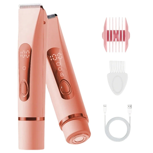 Women’s Bikini Trimmer, Upgraded High-Power Bikini Shaver (2 in 1)