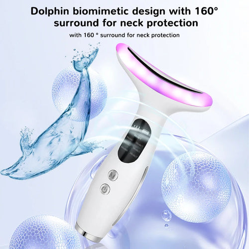 Neck And Facial Massager Tool (7 Color changing settings)