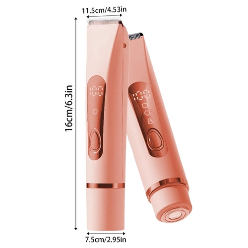 Women’s Bikini Trimmer, Upgraded High-Power Bikini Shaver (2 in 1)