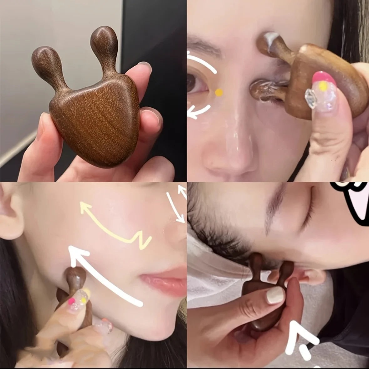 Sandalwood Face Massager Nose & Face Massager - Eye Relief Tool (1 pc)